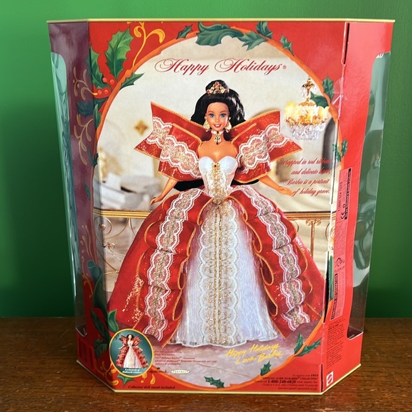 1997 Happy Holidays Barbie, NIB - Picture 2 of 7